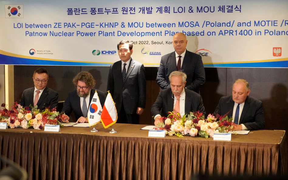 PGE and ZE PAK have signed a letter of intent with Korea Hydro & Nuclear Power regarding cooperation on the nuclear power plant construction project (source: ZE PAK)